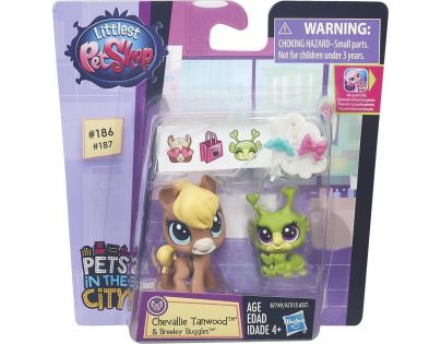 Littlest Pet Shop Maminka s miminkem B7749 Koník a housenka