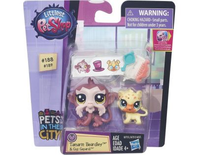 Littlest Pet Shop Maminka s miminkem B7751 Tamarín a gepard
