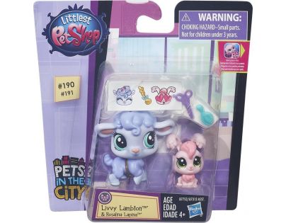 Littlest Pet Shop Maminka s miminkem B7752 Ovečka a zajíček