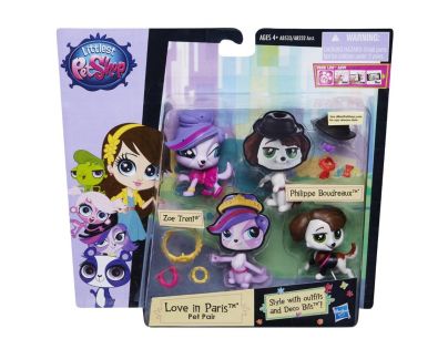 Littlest Pet Shop Módní páry zvířátek - Love in Paris