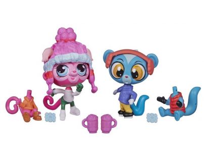 Littlest Pet Shop Módní páry zvířátek - Winter Pet Pair