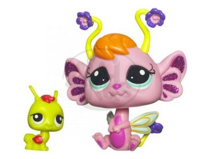 Littlest Pet Shop Okouzlující víly Hasbro - 2614 Maceška 2615 saranče