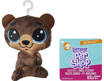 Prívesok na kľúče Littlest Pet Shop Plyšák s klipem Hoffman Beary