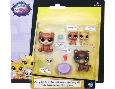 Littlest Pet Shop Sběratelský set zvířátek Cubby Hill Pack