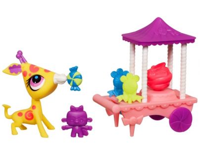 Littlest Pet Shop sladká zvířátka s pohybem - 3134 Žirafa