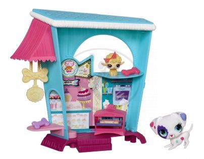 Littlest Pet Shop Útulný domeček se 2 zvířátky