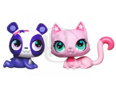 Littlest Pet Shop zvířátka - 2850 Panda 2851 Kočka
