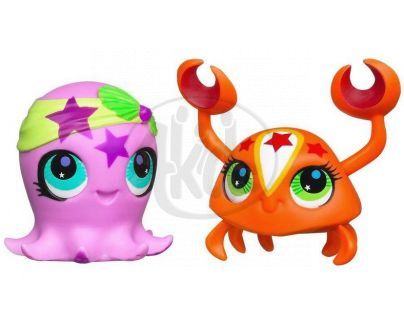 Littlest Pet Shop zvířátka - 2854 Chobotnice 2855 Krab