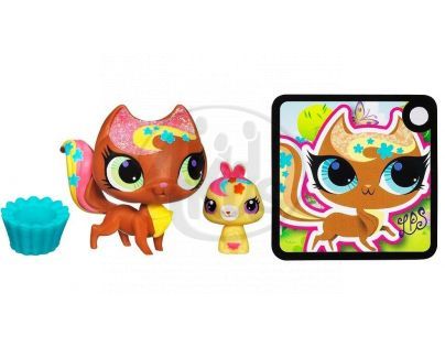 Littlest Pet Shop zvířátka - 3033 Kočka 3034 Klokan