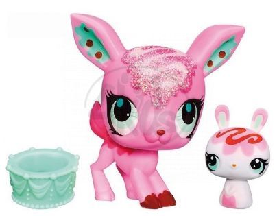 Littlest Pet Shop zvířátka - 3037 Jelen 3038 Králík