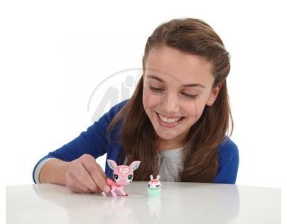 Littlest Pet Shop zvířátka - 3037 Jelen 3038 Králík