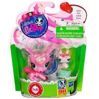 Littlest Pet Shop zvířátka - 3037 Jelen 3038 Králík 3