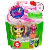 Littlest Pet Shop zvířátka - 3039 Králíček 3040 Kotě 3