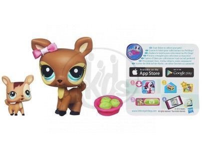 Littlest Pet Shop zvířátka - 3583 Jelen 3584 mládě