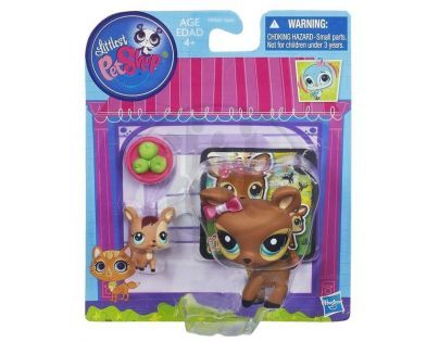 Littlest Pet Shop zvířátka - 3583 Jelen 3584 mládě