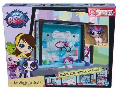 Littlest Pet Shop Zvířátko s domečkem - Salón krásy
