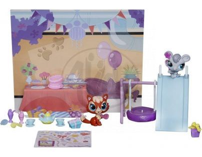 Littlest Pet Shop Zvířátko s doplňky do domečku - Pet Party