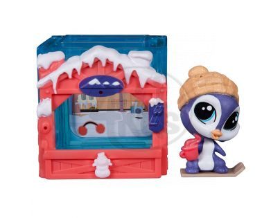 Littlest Pet Shop Zvířátko s mini domečkem - Parker Waddleton