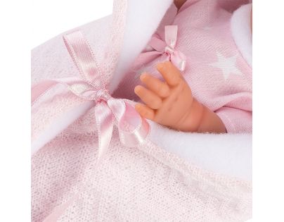 Llorens New Born dievčatko v ružovej deke