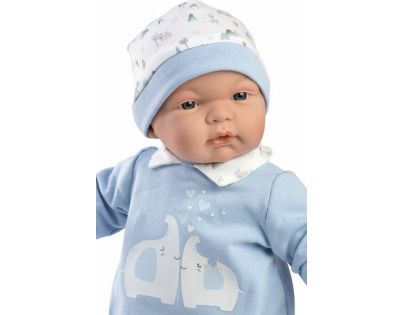 Llorens 13847 Joel realistická bábika bábätko s mäkkým látkovým telom 38 cm