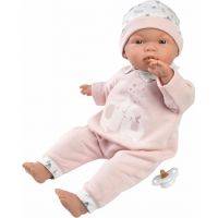 Llorens 13848 Joelle realistická bábika bábätko s mäkkým látkovým telom 38 cm 2