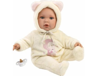 Llorens 14208 Baby Julia realistická bábika bábätko s mäkkým látkovým telom 42 cm - Poškodený obal