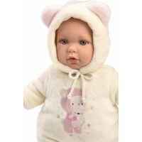 Llorens 14208 Baby Julia realistická bábika bábätko s mäkkým látkovým telom 42 cm - Poškodený obal 3