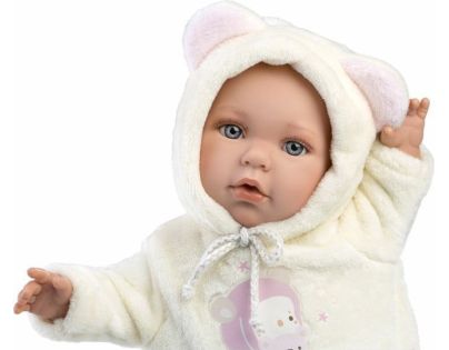 Llorens 14208 Baby Julia realistická bábika bábätko s mäkkým látkovým telom 42 cm - Poškodený obal