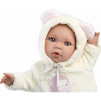 Llorens 14208 Baby Julia realistická bábika bábätko s mäkkým látkovým telom 42 cm 4