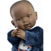 Llorens 14247 Baby Zareb realistická bábika bábätko s mäkkým látkovým telom 42 cm 4
