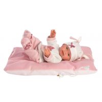 Llorens 26312 New Born dievčatko realistická bábika bábätko s celovinylovým telom 26 cm 2