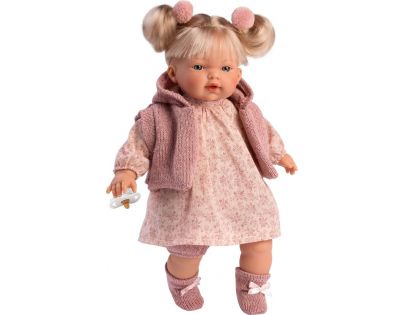 Llorens 33130 Ariana realistická bábika so zvukmi a mäkkým látkový telom 33 cm