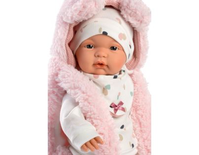 Llorens 38946 Joelle realistická bábika so zvukmi a mäkkým látkovým telom 38 cm