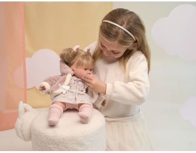 Llorens 42282 Alexandra realistická bábika so zvukmi a mäkkým látkovým telom 42 cm
