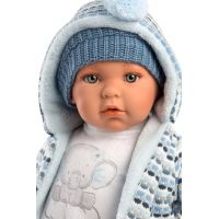 Llorens 42405 Baby Enzo realistická bábika so zvukmi a mäkkým látkovým telom 42 cm 4
