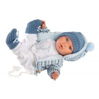 Llorens 42405 Baby Enzo realistická bábika so zvukmi a mäkkým látkovým telom 42 cm 3