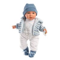 Llorens 42405 Baby Enzo realistická bábika so zvukmi a mäkkým látkovým telom 42 cm 2