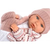 Llorens 42406 Baby Julia realistická bábika so zvukmi a mäkkým látkovým telom 42 cm 5