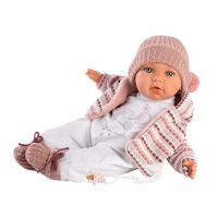 Llorens 42406 Baby Julia realistická bábika so zvukmi a mäkkým látkovým telom 42 cm 3