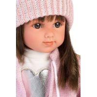 Llorens 53528 Sara realistická bábika s mäkkým látkovým telom 35 cm 3