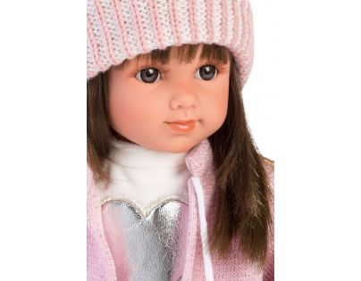 Llorens 53528 Sara realistická bábika s mäkkým látkovým telom 35 cm