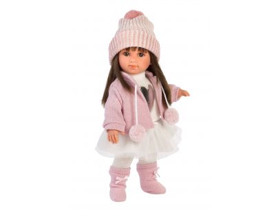 Llorens 53528 Sara realistická bábika s mäkkým látkovým telom 35 cm
