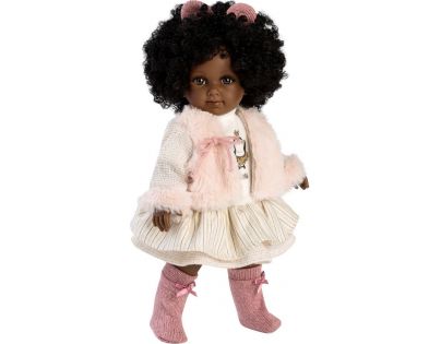 Llorens 53535 Zuri bábika s s mäkkým látkovým telom 35 cm