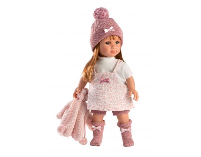 Llorens Nicole realistická Bábika s měkkým látkovým tělem 35 cm
