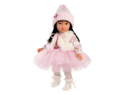 Llorens 54043 Greta realistická bábika s mäkkým látkovým telom 40 cm