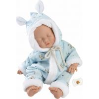 Llorens 63301 Little baby spiaca realistická bábika bábätko s mäkkým látkovým telom 32 cm 2
