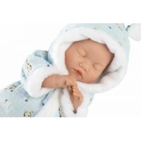 Llorens 63301 Little baby spiaca realistická bábika bábätko s mäkkým látkovým telom 32 cm 4