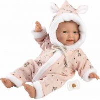 Llorens 63302 Little baby realistická bábika bábätko s mäkkým látkovým telom 32 cm 2