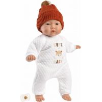 Llorens 63304 Little baby realistická bábika bábätko s mäkkým látkovým telom 32 cm 2