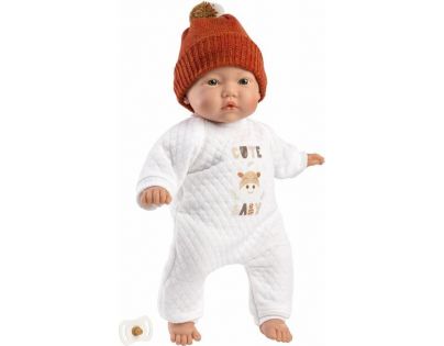 Llorens 63304 Little baby realistická bábika bábätko s mäkkým látkovým telom 32 cm